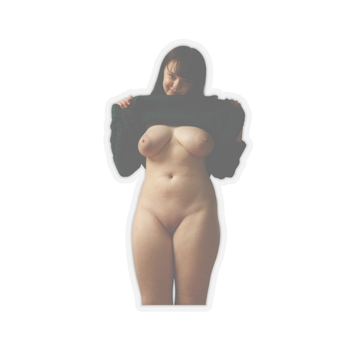 Cute Sexy Girl Naked Sticker Funny Stickers