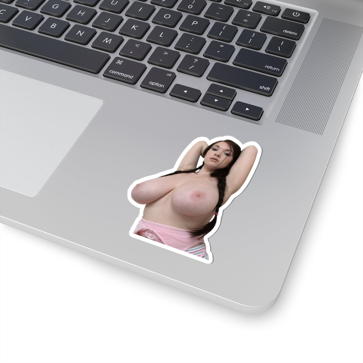 Beautiful Busty Pinup Girl Sticker Cool Car Decal