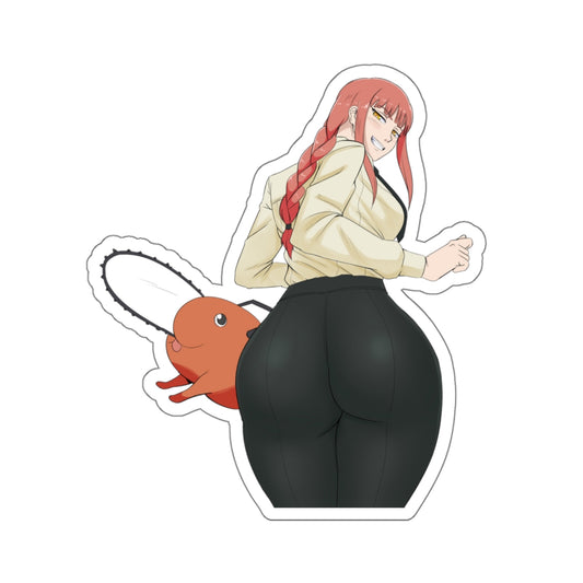 Makim Sticker,Popular Anime Girl,Cute Anime Stickers,Funny Anime Stickers,Kawaii Anim Girl,Anime FanArt,Anime Water Bottles Stickers,E369