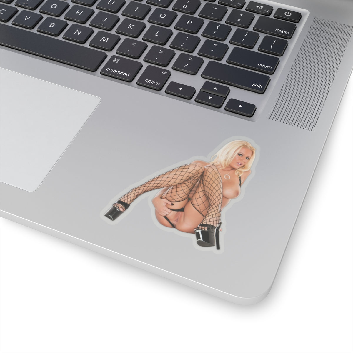 Sexy Blond Girl Naked Sticker