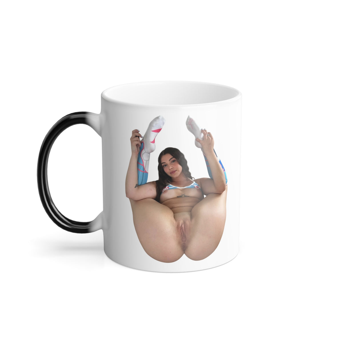 Sexy Naked Woman Mug 11oz Color Morphing Coffee Cup Adult Pinup Artwork