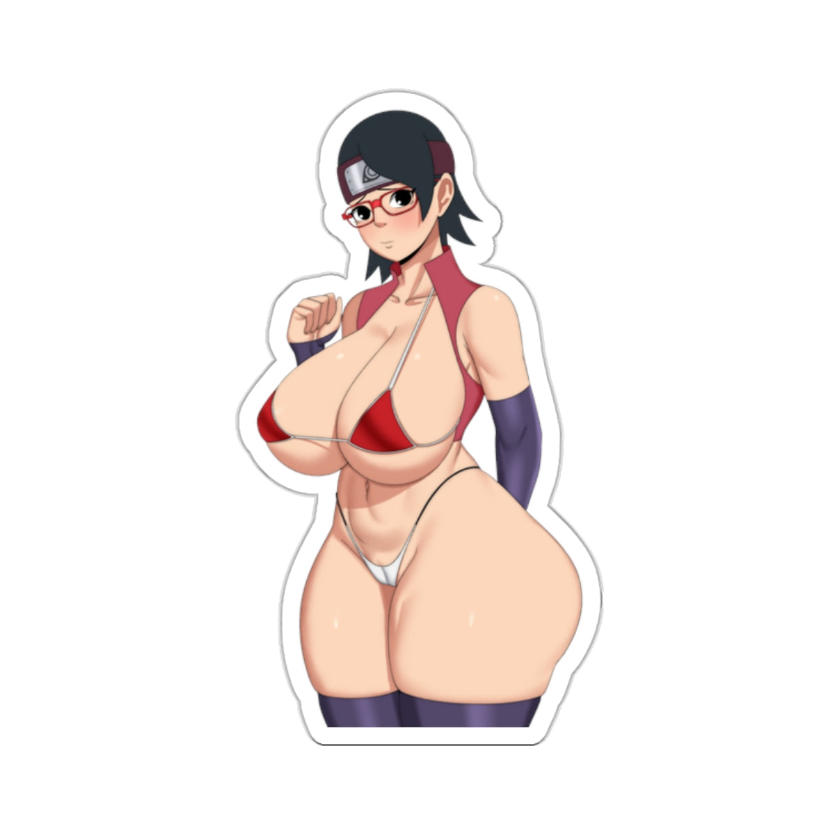 Sarad Anime Sticker Lewd Stickers Ecchi Manga Stickers Adult Mature Stickers For Laptop Phone Wall Water Bottle E324