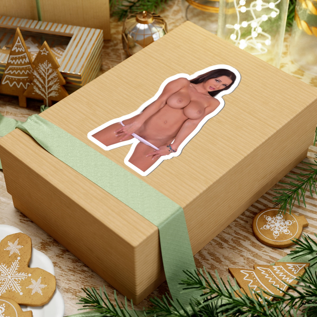 Naked Sexy Big Boobs Women Stickers