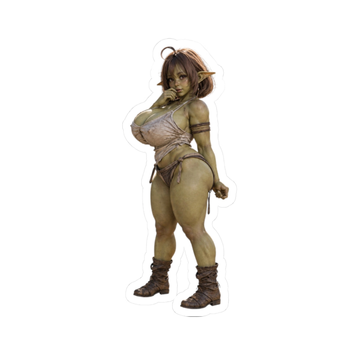 cute goblin girl stickers lewd animation ecchi anime sticker