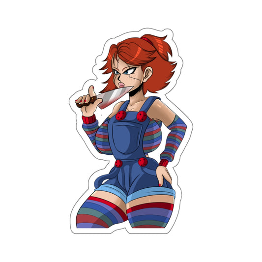 Horror Evil Female Character Sticker,Horror Stickers,Evil,Female,Character,movie,anime,cartoon,girl,funny,parody,meme,series,fun,art,cartoon,E842