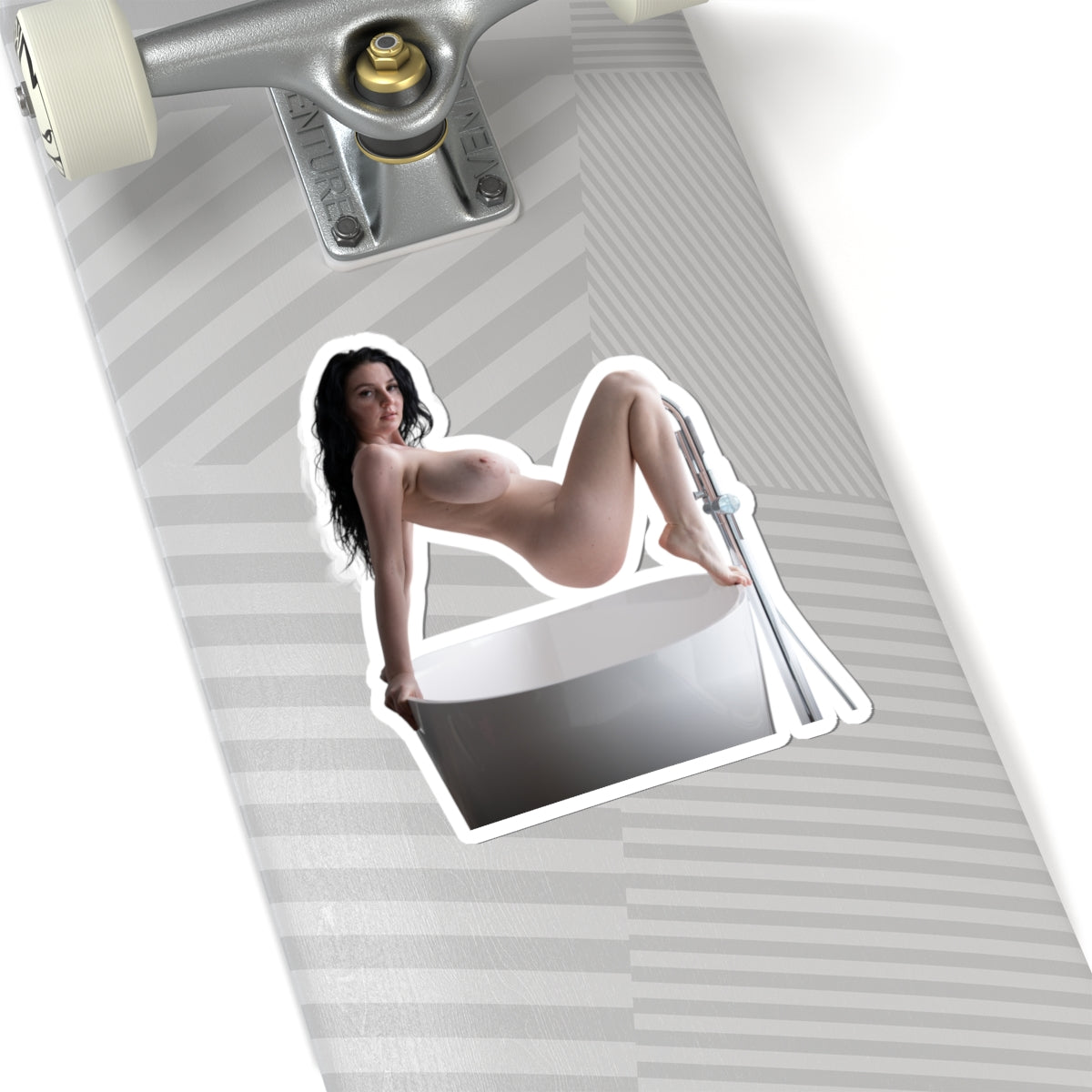 Big Tits Laurine Model Stickers Sexy Girl Sticker