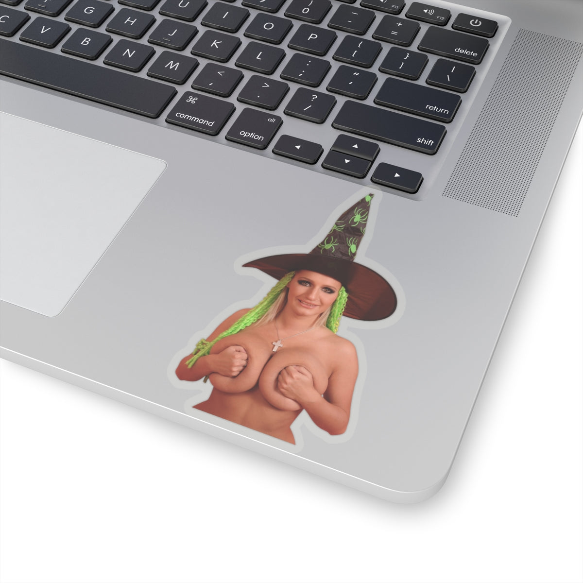 Big Boobs Witch Sticker
