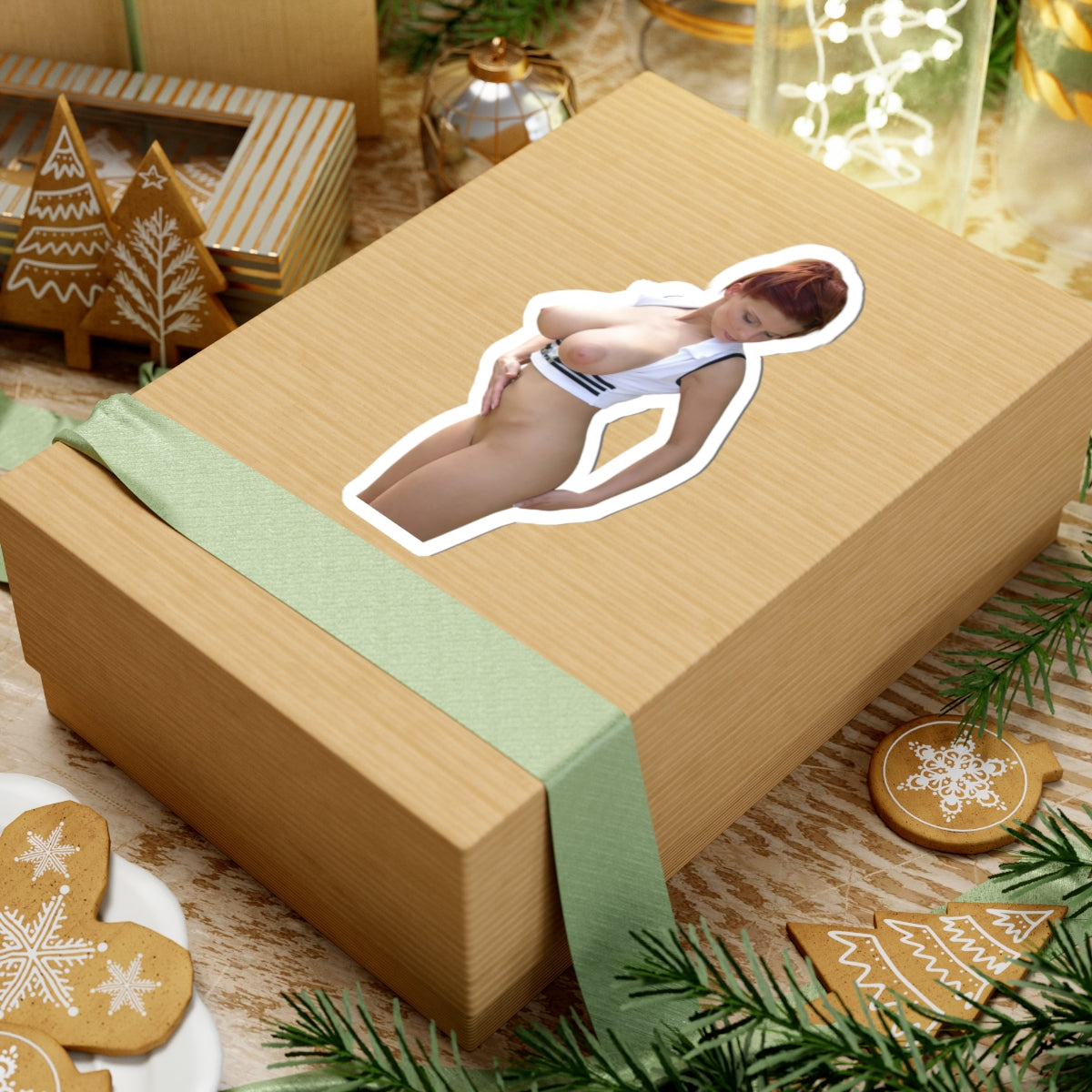 Hot Model Sticker Naked Tits Stickers