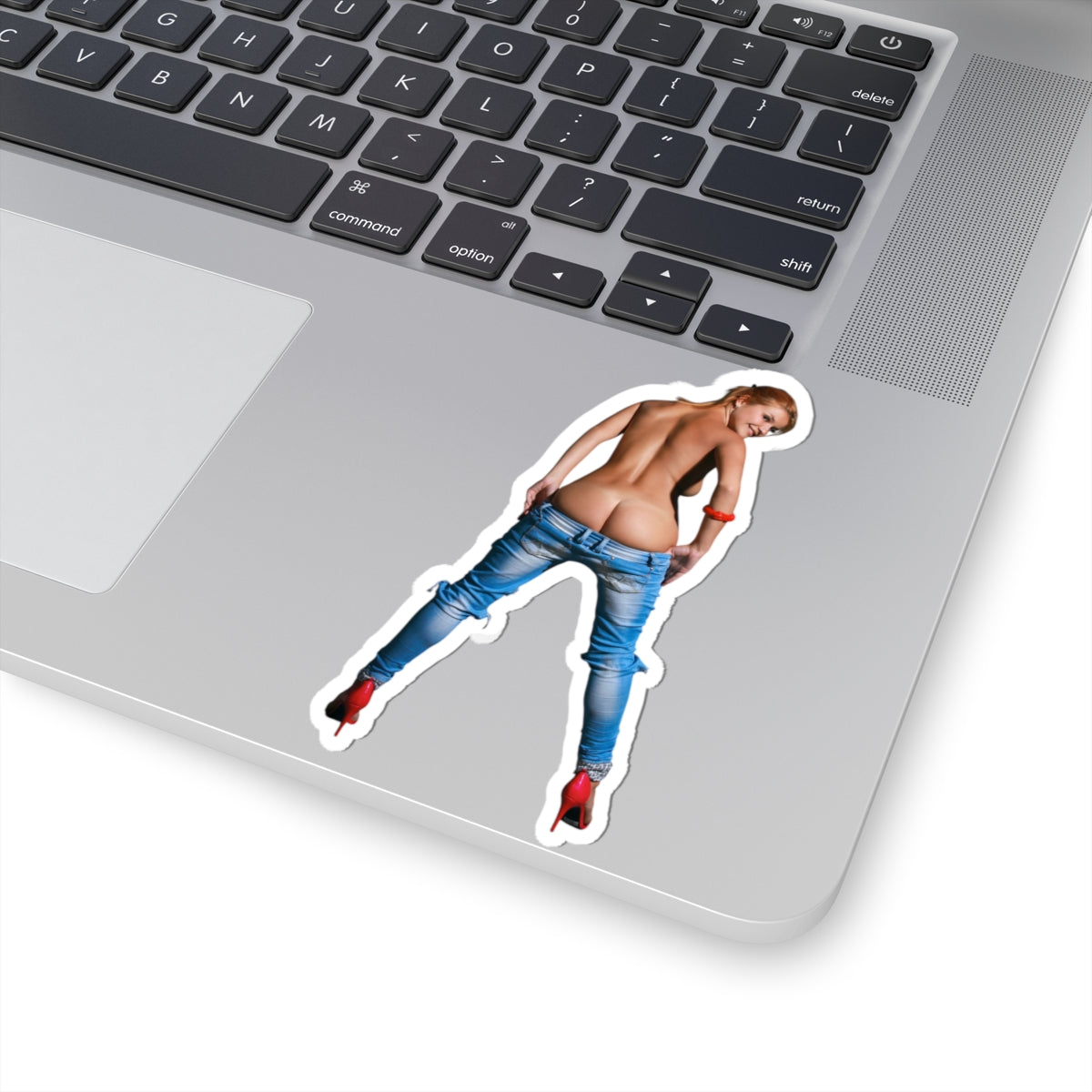 Pinup Model Sticker Sexy Girl Ass Jeans Uncensored Stickers