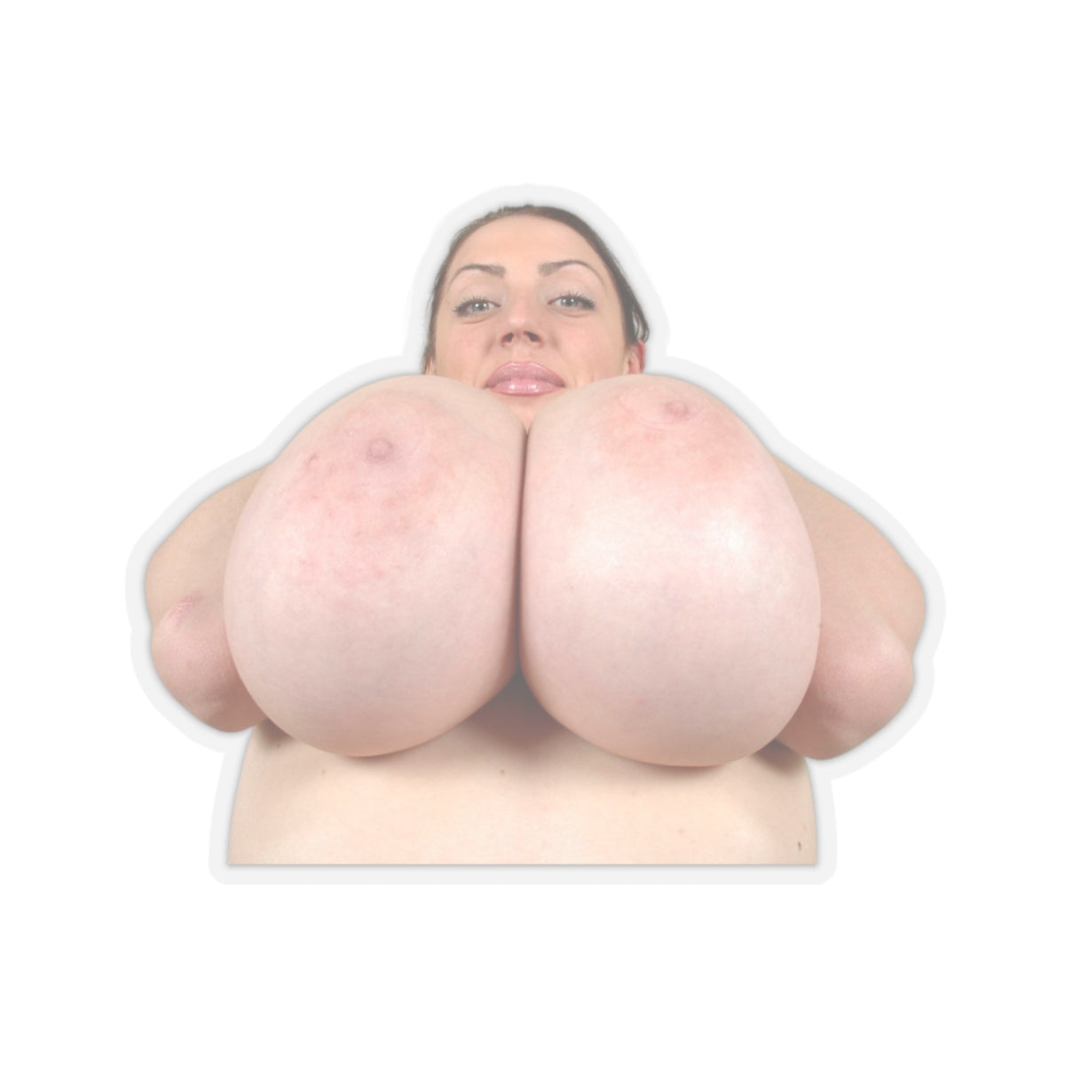 Huge Tits Girl Sticker Big Boobs Women Stickers