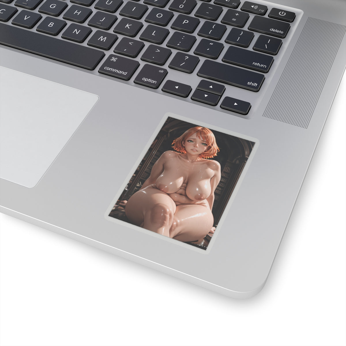 Sexy Red Hair Girl Sticker Hentai Anime Uncensored Stickers