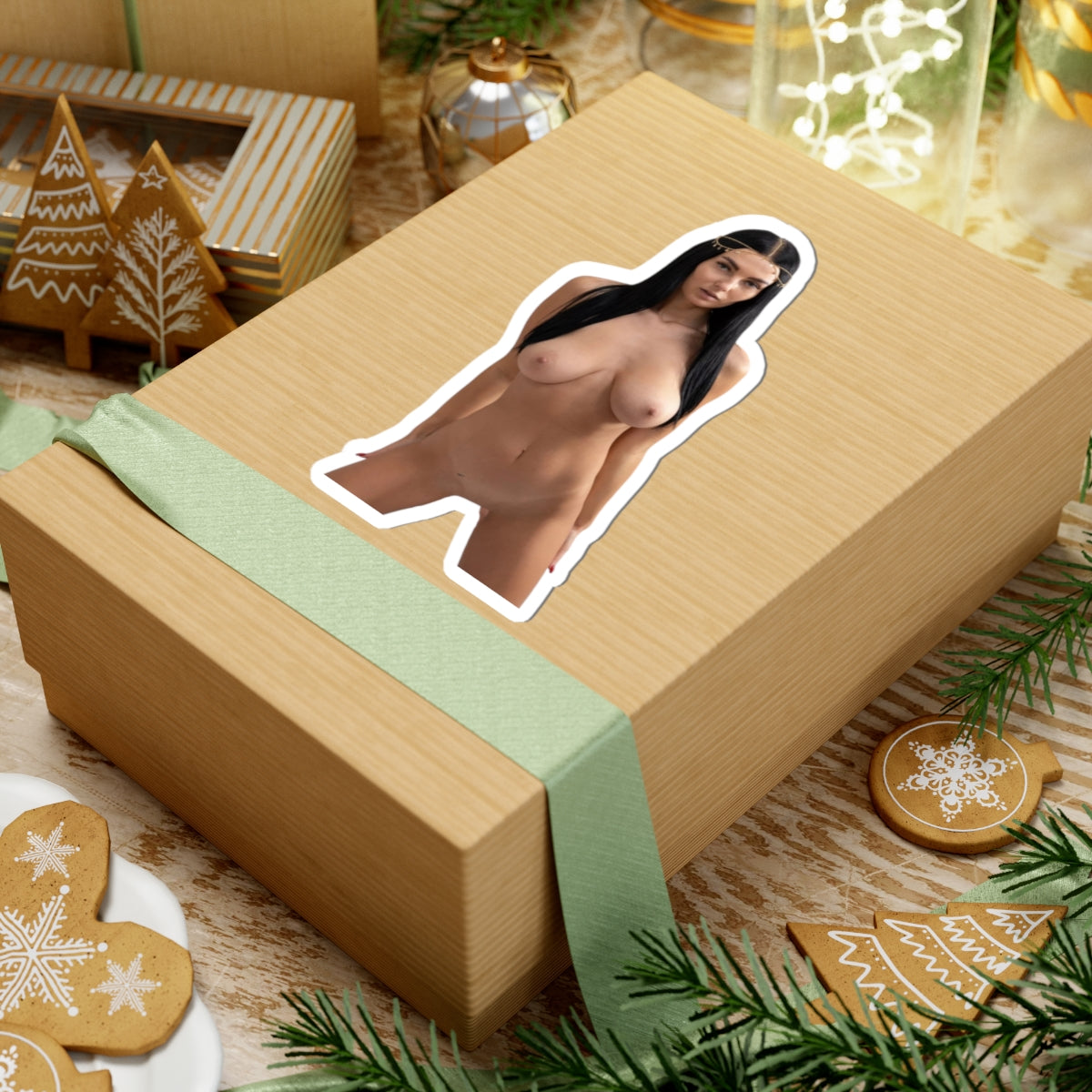 Beautiful Naked Sexy Girl Sticker