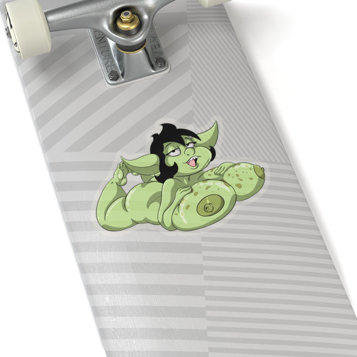 Anime Fantasy Goblin Pin-Up Sticker – Adult Lewd Decal