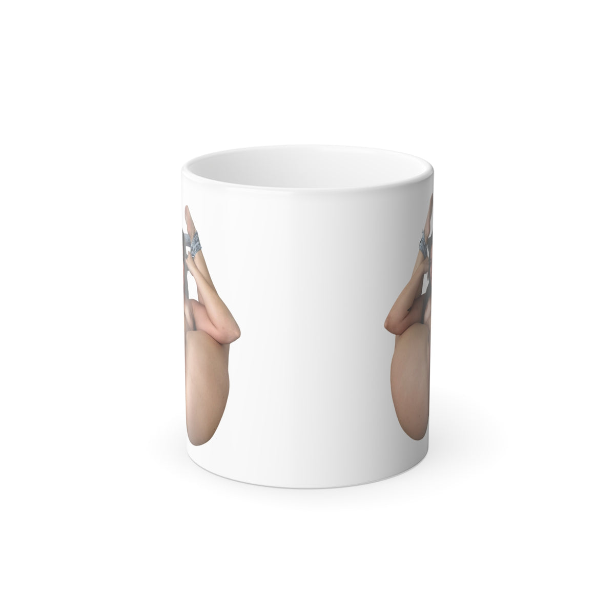 Nude Woman Coffee Mug 11oz Color Changing Cup Sexy Girl Pinup Design Uncensored