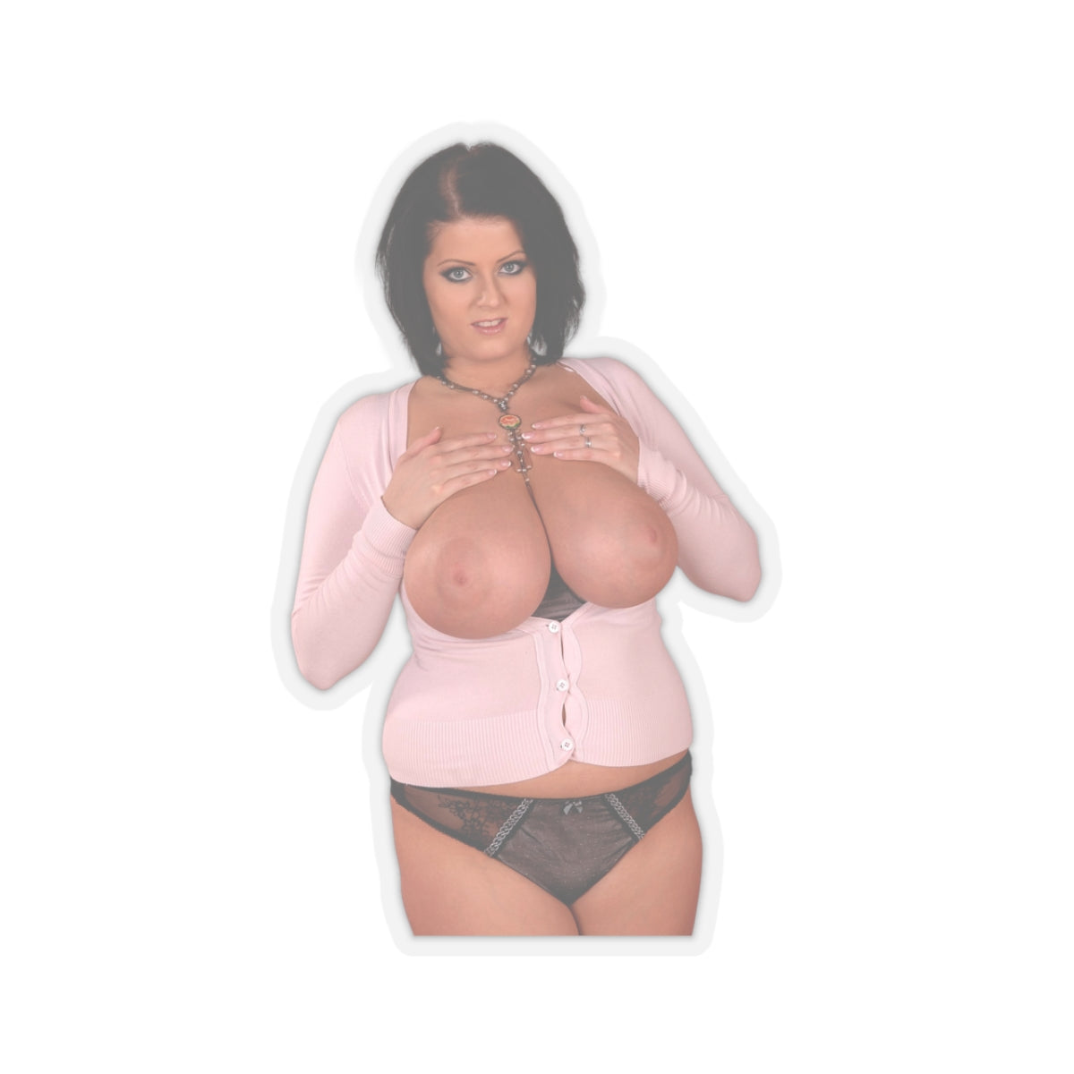 Big Tits Girl Stickers