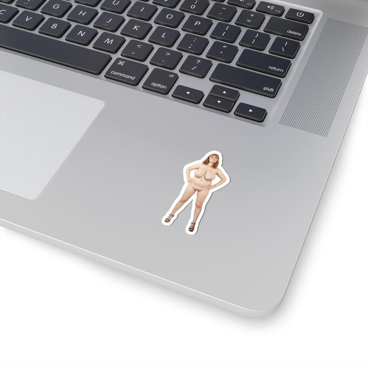 Big Boobs Thicc Curvy Naked Girl Sticker