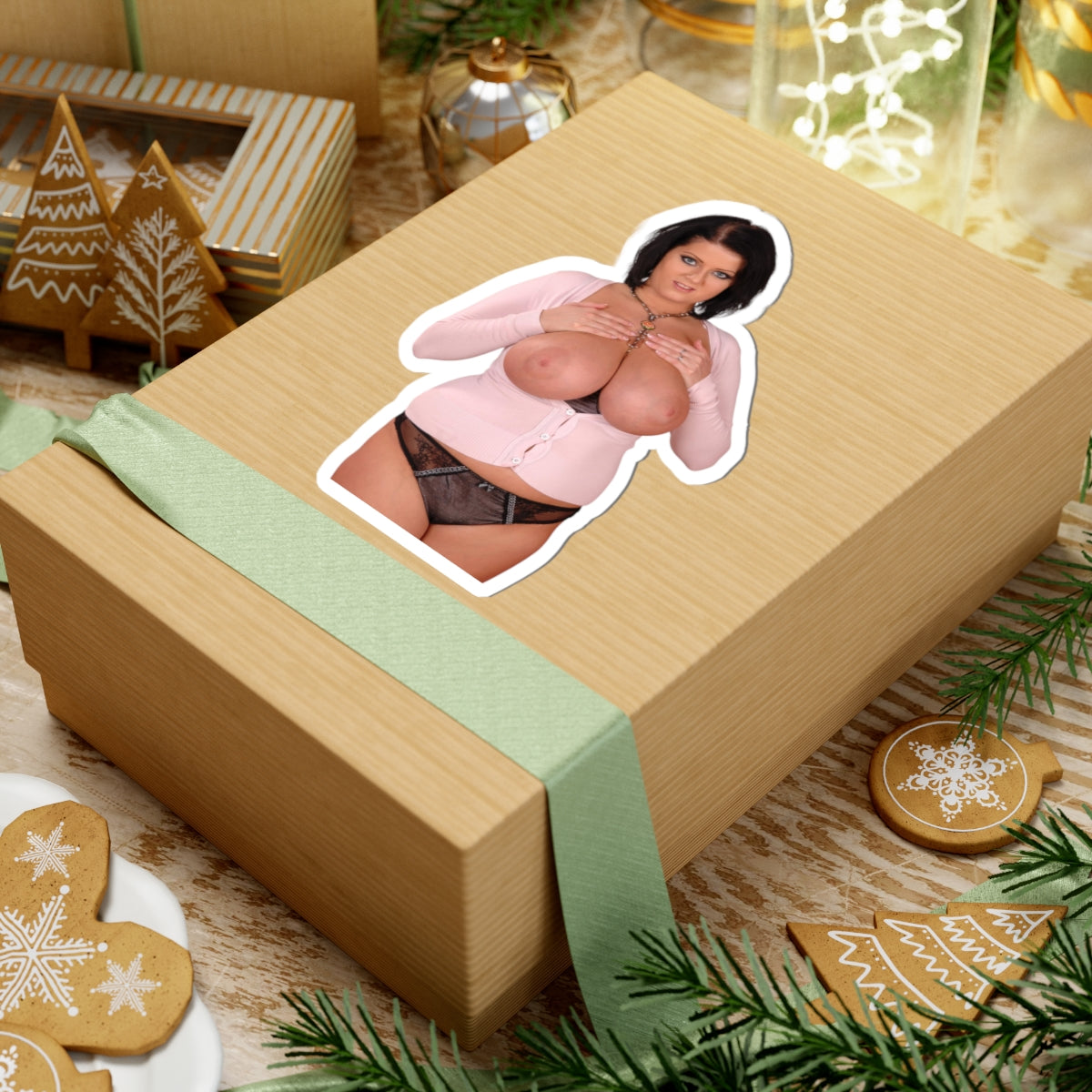 Big Tits Girl Stickers