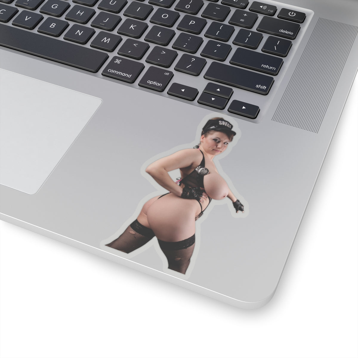 SWAT Stickers Sexy Big Boobs Model