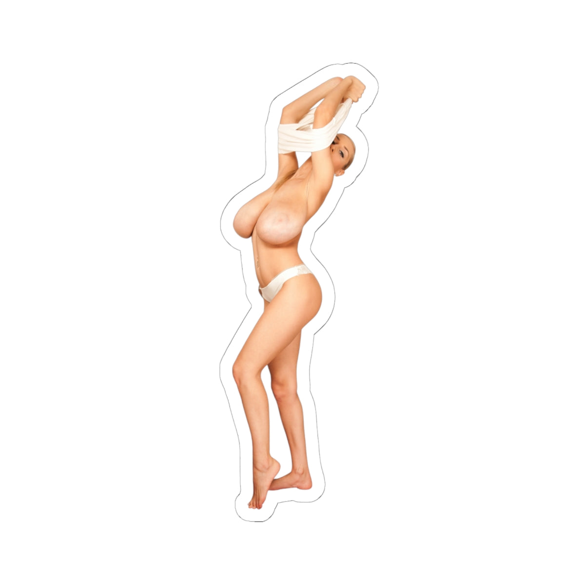 Big Boobs Girl Sticker