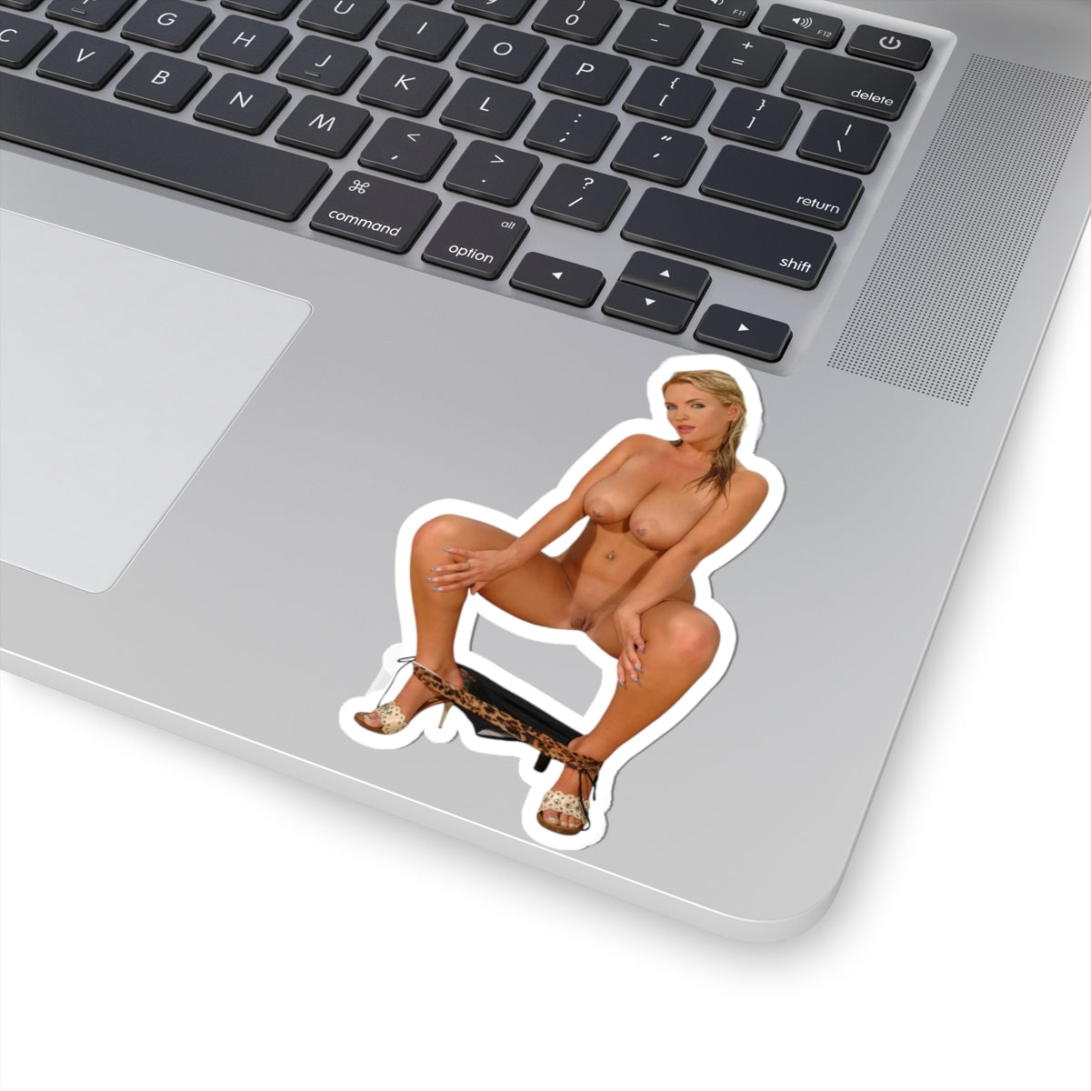 Blonde Sexy Naked Girl Ass Tits Sticker