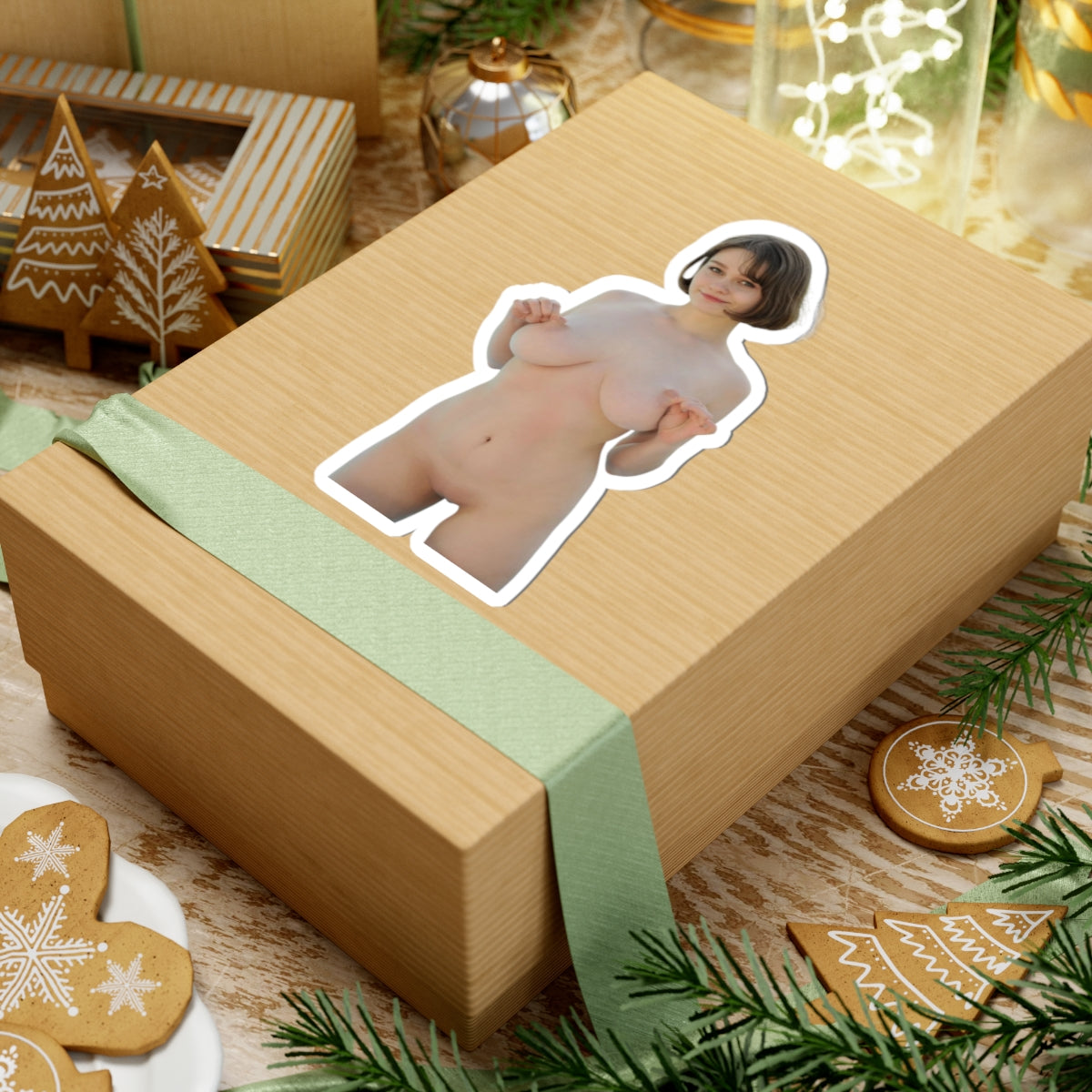 Sexy Pinup Model Stickers