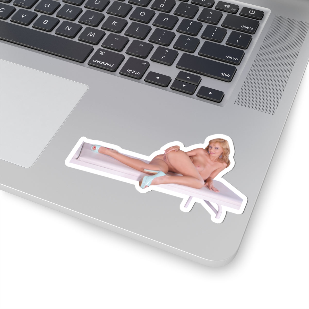Naked Model Sticker