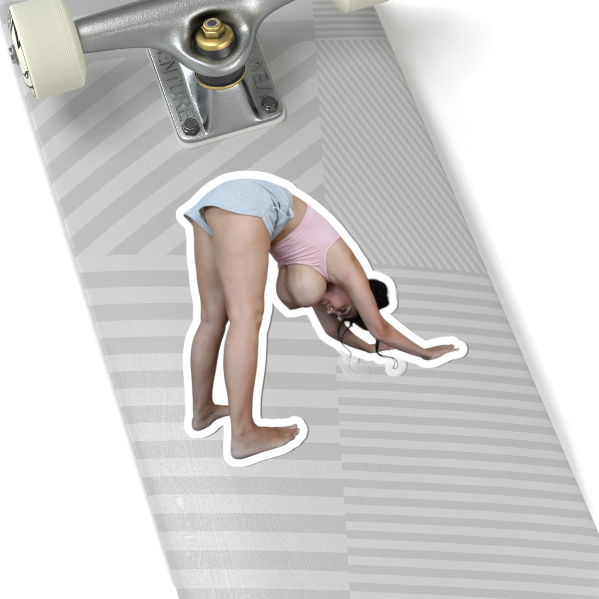 busty fitness model stickers