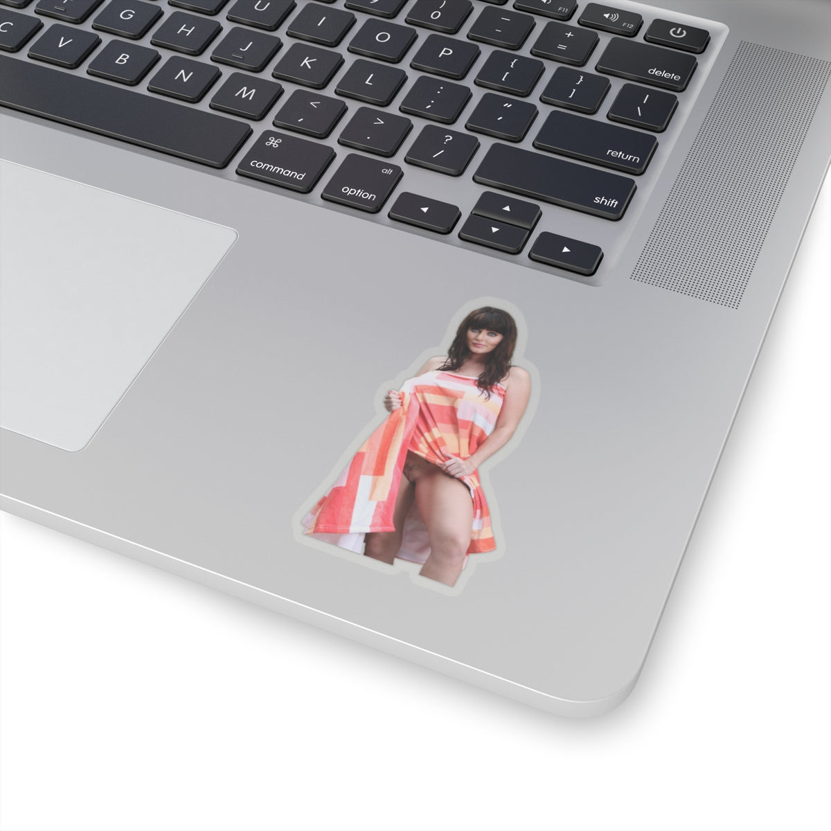 Beautiful Sexy Girl Sticker, Stunning Eyes Woman in Towel, Glamour Female Vinyl Decal