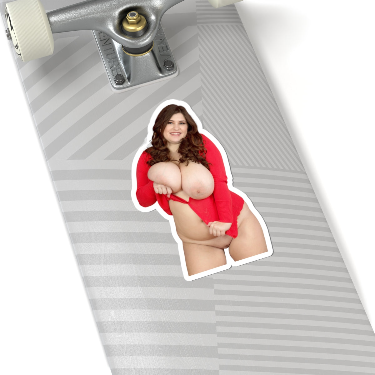 Thick Curvy Girl Big Boobs Women Sticker