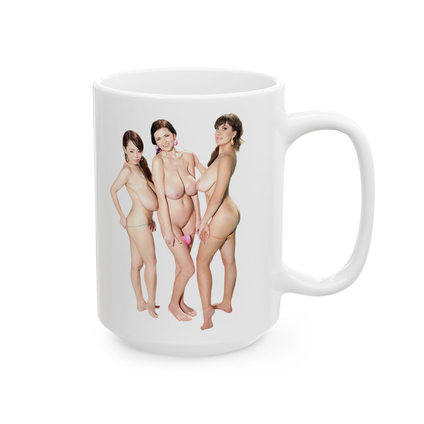 Big, Tits, Girls, Mugs, Adult, Uncensured, Sexy, Woemen, Nude, Naked, Pinup, Ceramic, Mug,(11oz, 15oz)