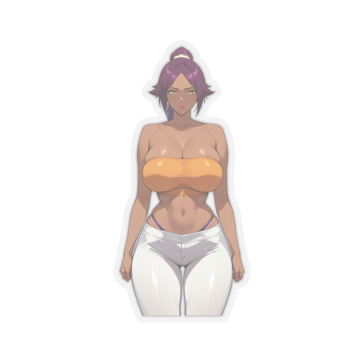 Popular Anime Character Stickers – Vinyl Decals for Adults and Kids – 4 Sizes – White or Transparent E1364