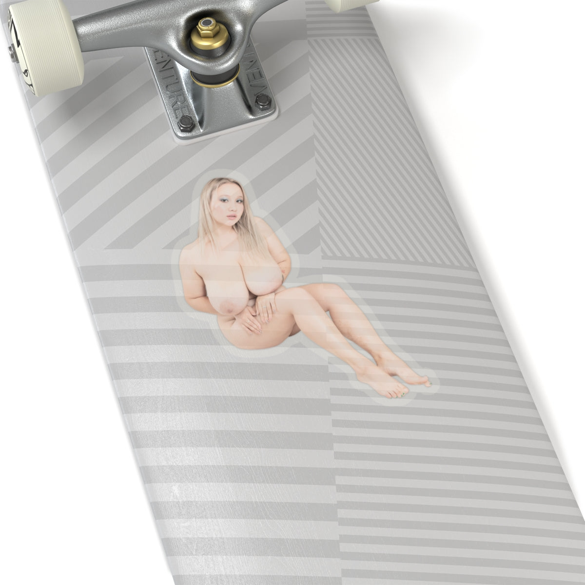 Erotic Sticker Big Tits Pinup Model