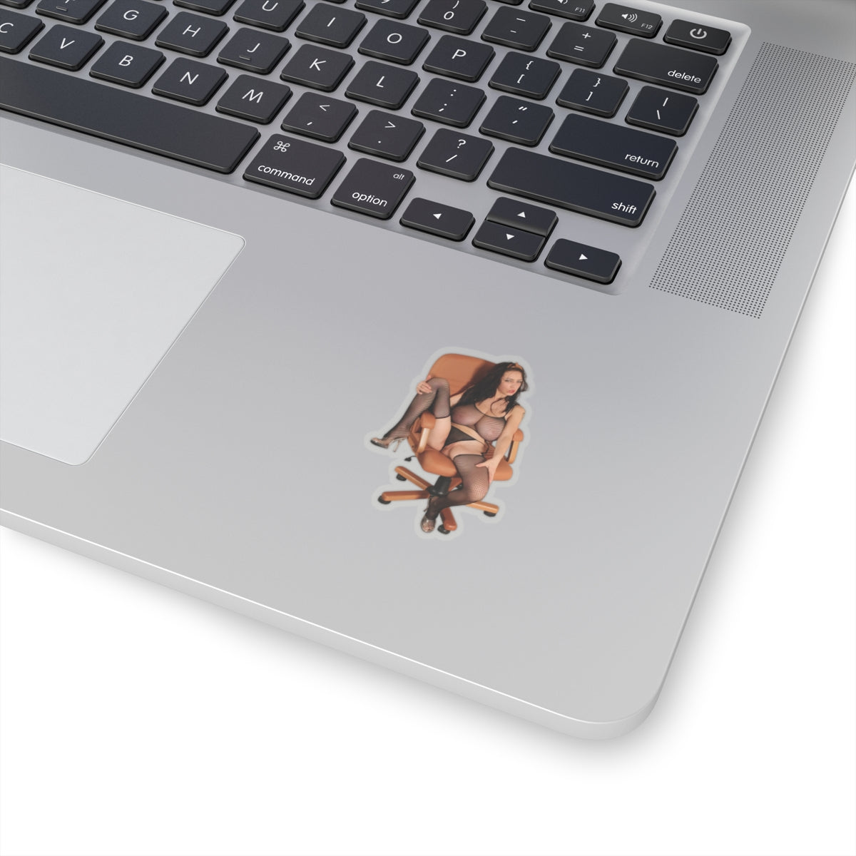 Sexy Naked Girl on the chair Big Boobs Sticker