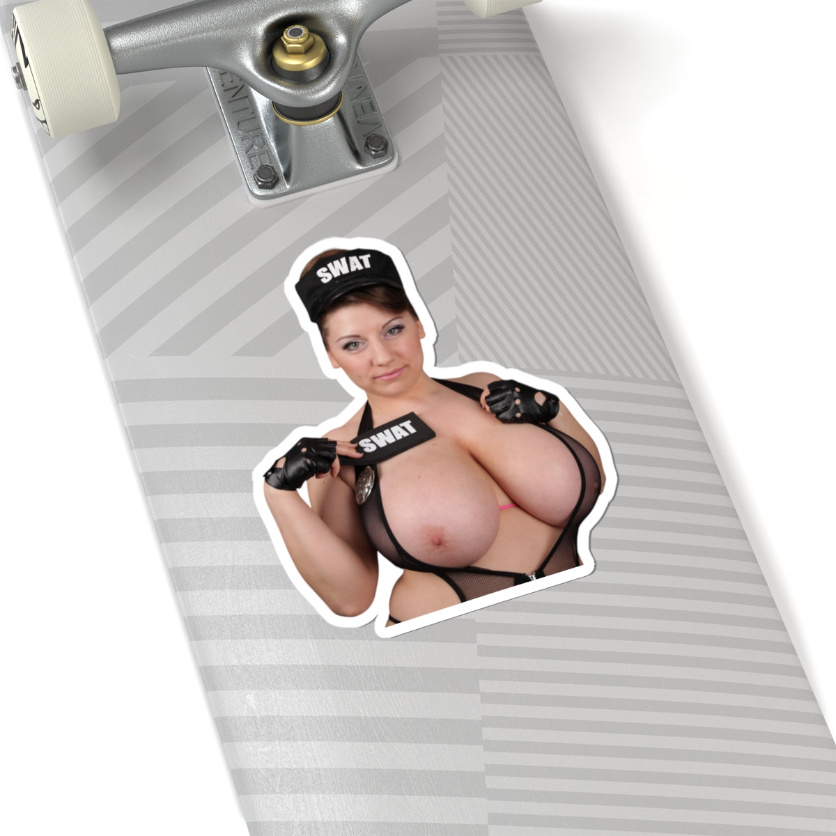 SWAT Sticker Sexy Big Boobs Model