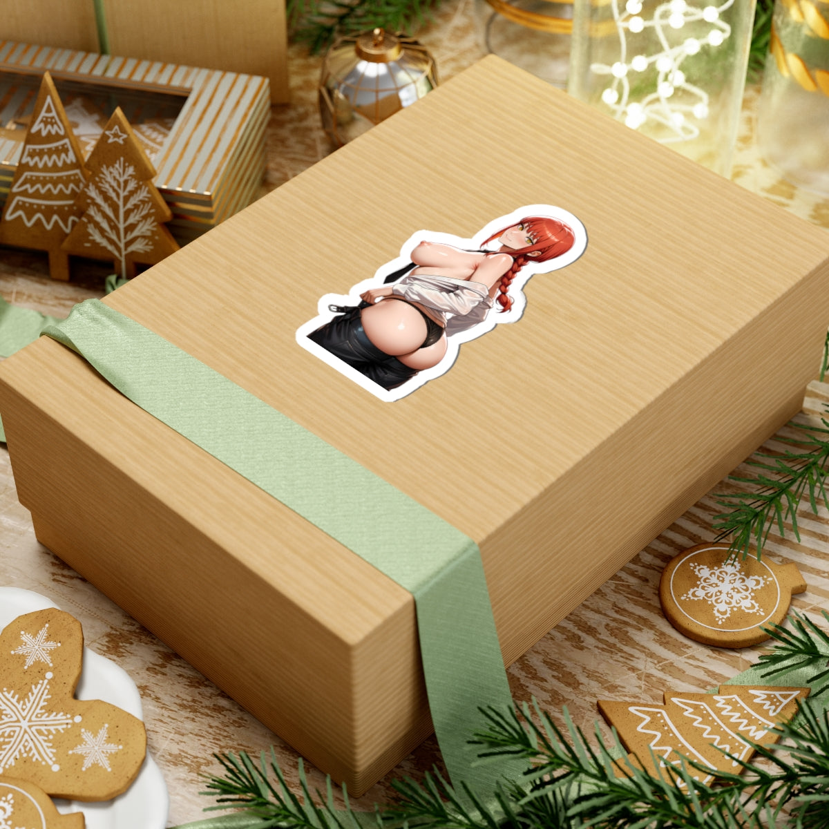 Makima Anime Demon Sticker Naked Girl Hentai Stickers