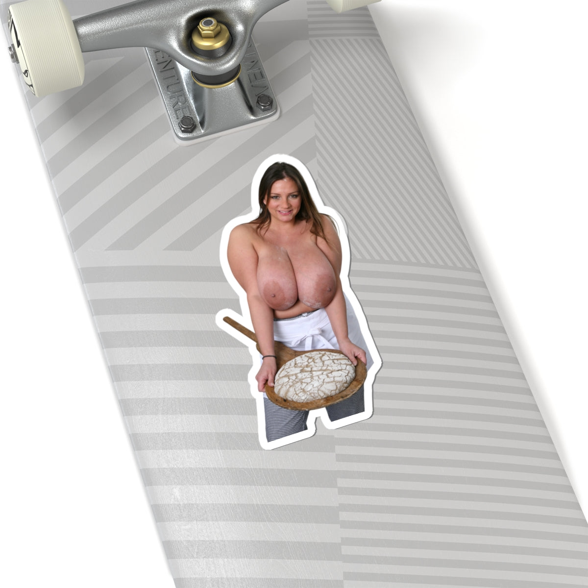 Nadine Jansen Big Tits Model Baker Sticker Sexy Girl Pinup Stickers