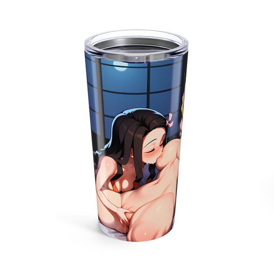 Anime Hentai Tumbler 20oz Demon Slayer female characters Nezuko Kamado Shinobu Kocho Mitsuri Kanroji