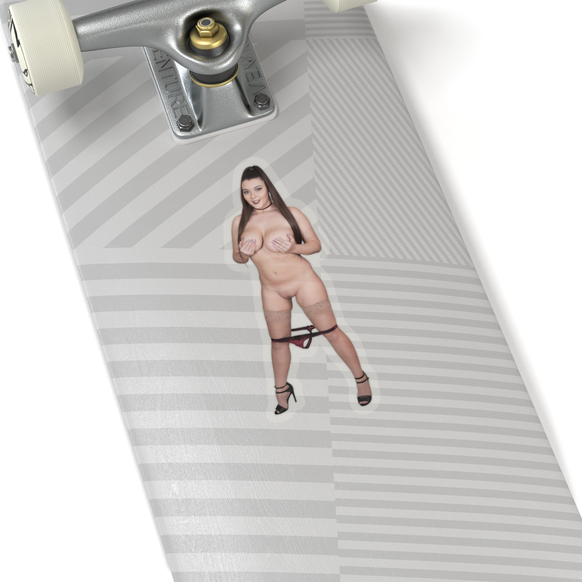 Naked Busty Girl Sticker – Sexy Female Design