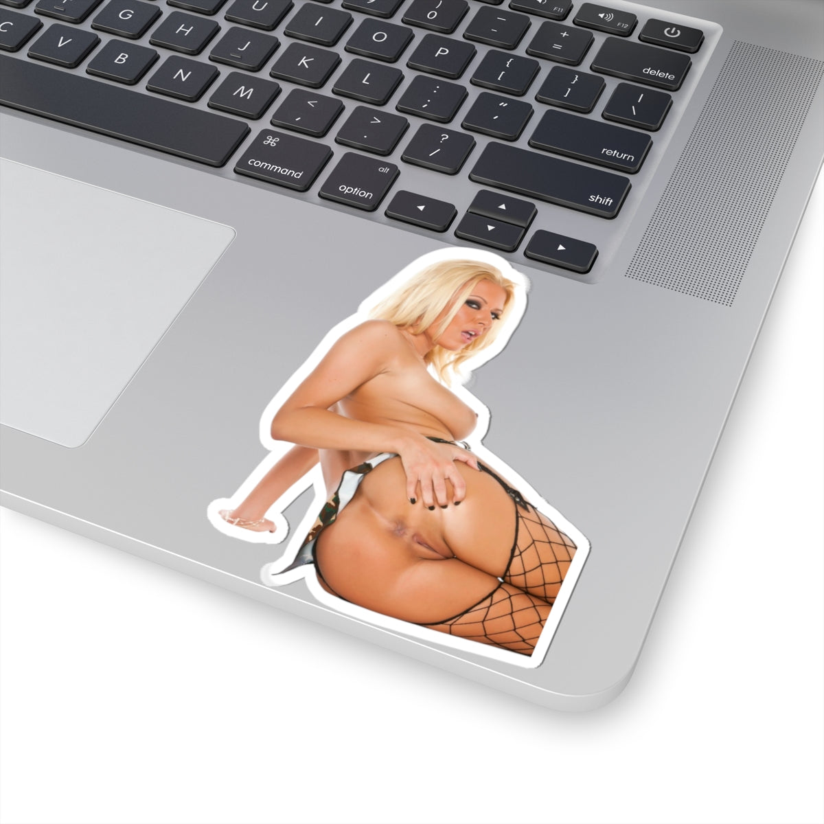 Sexy Blond Girl Erotic Sticker