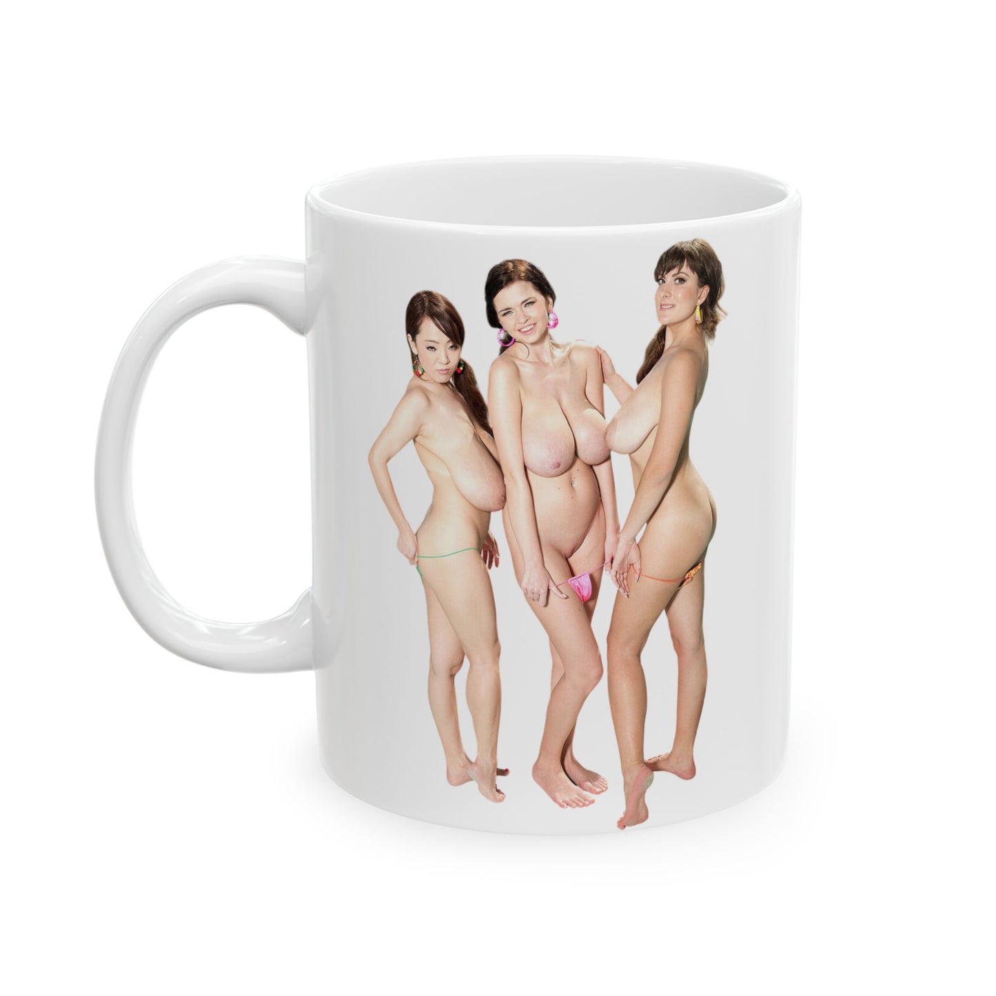Big, Tits, Girls, Mugs, Adult, Uncensured, Sexy, Woemen, Nude, Naked, Pinup, Ceramic, Mug,(11oz, 15oz)