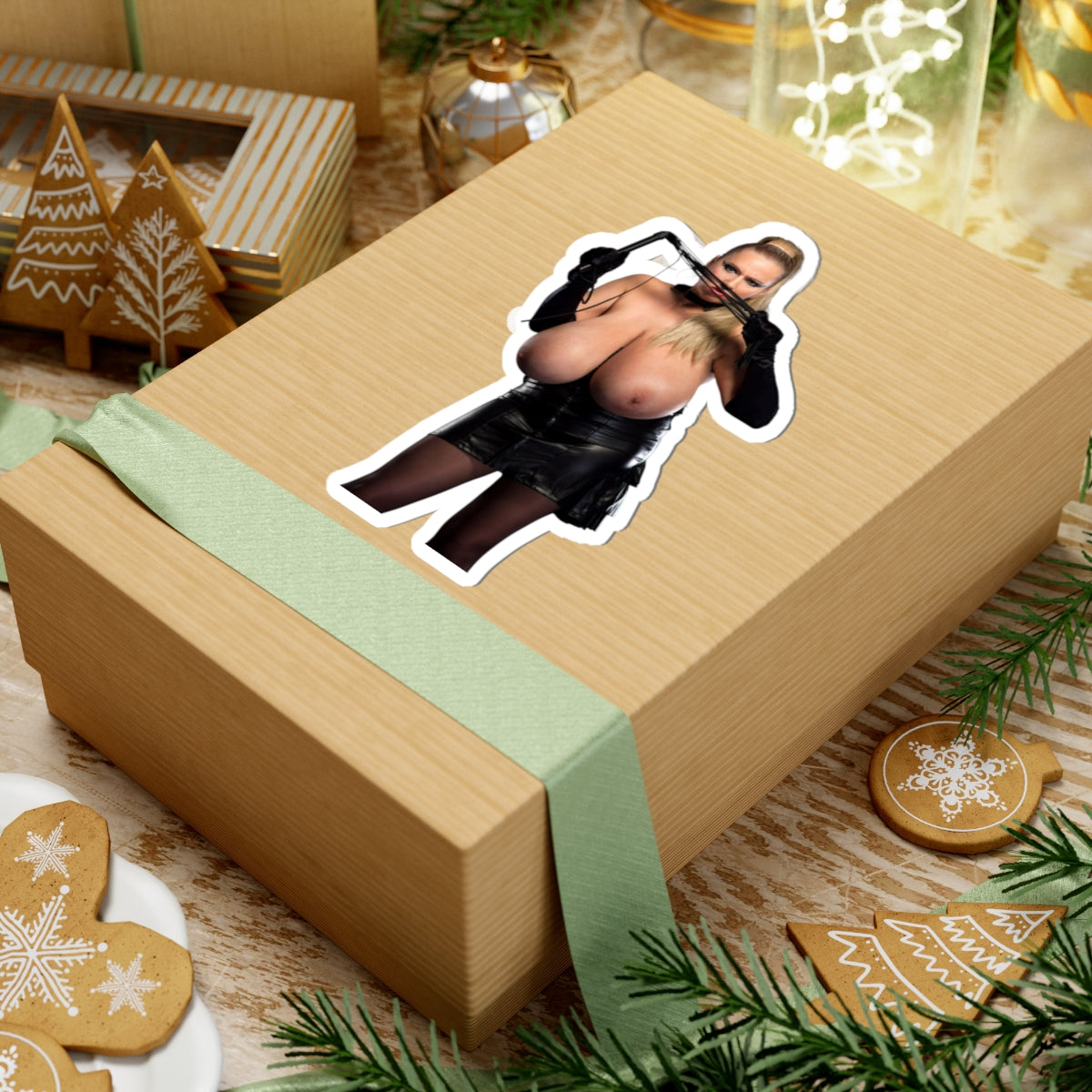 Abbi Secraa Sticker,Full Nude Girl,Big Boobs Pinup Model Stickers,