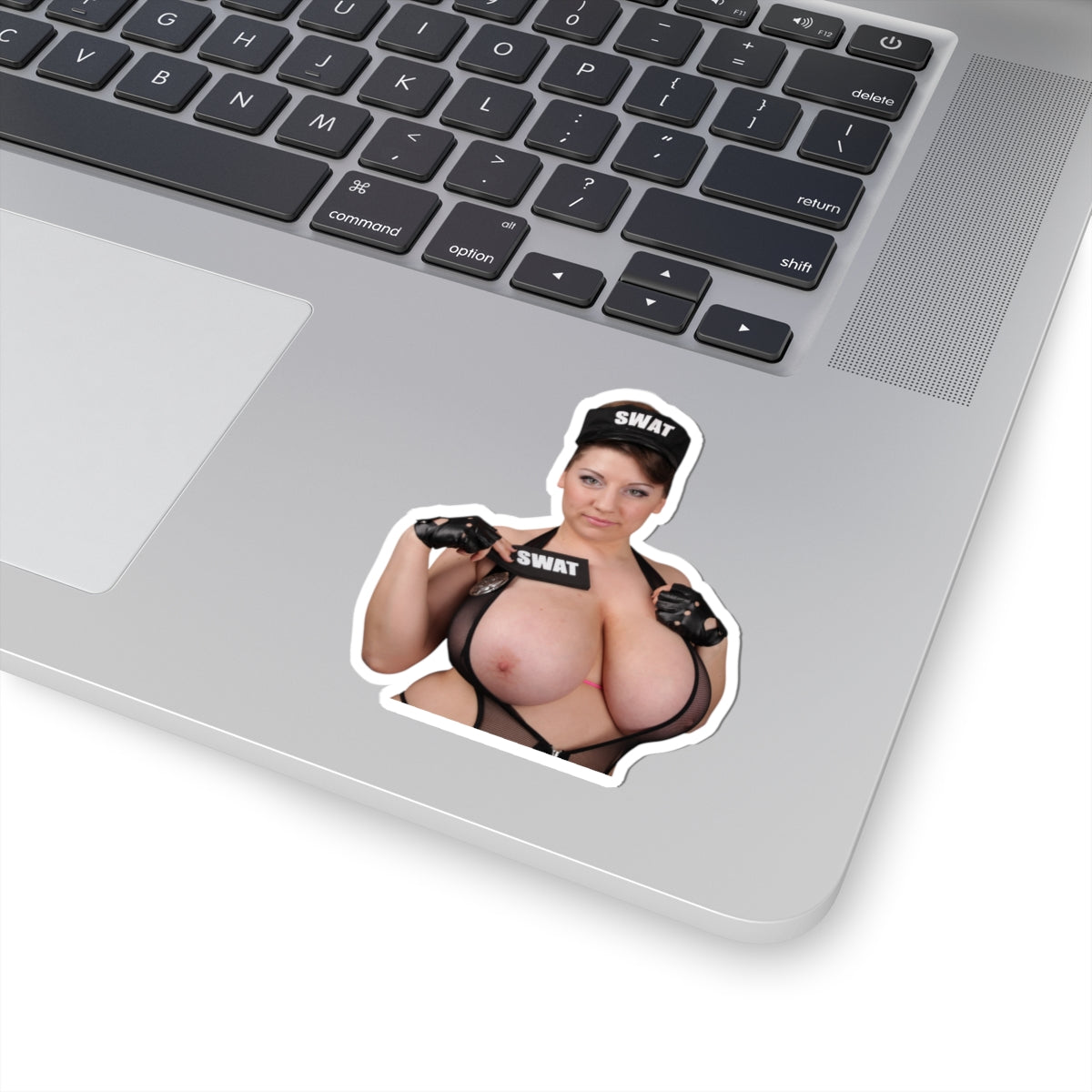 SWAT Sticker Sexy Big Boobs Model