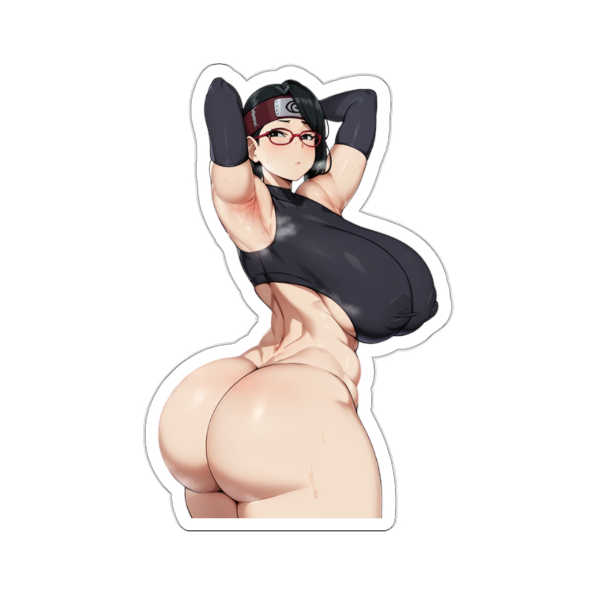 Sarad Anime Girl Sticker Lewd Anime Stickers Ecchi Stickers Cartoon Decals Funny Sticker Thick Women E810