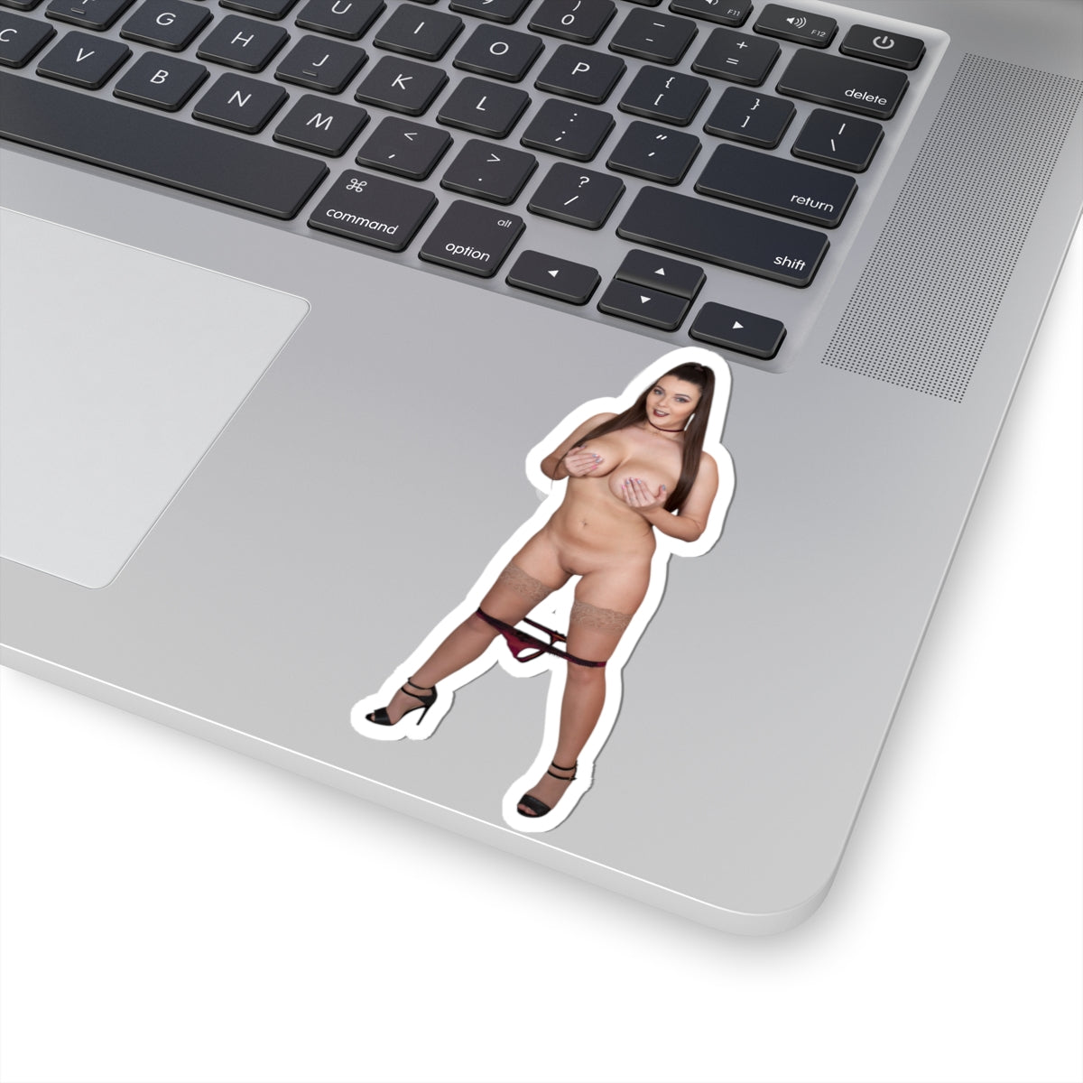 Naked Busty Girl Sticker – Sexy Female Design