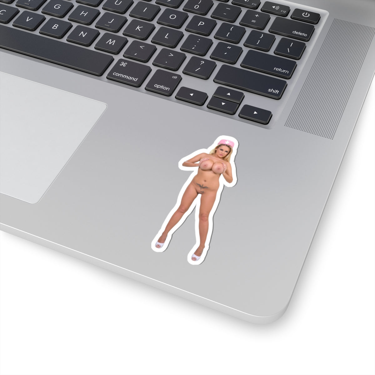 Katie Big Boobs Pinup Naked Girl Sticker