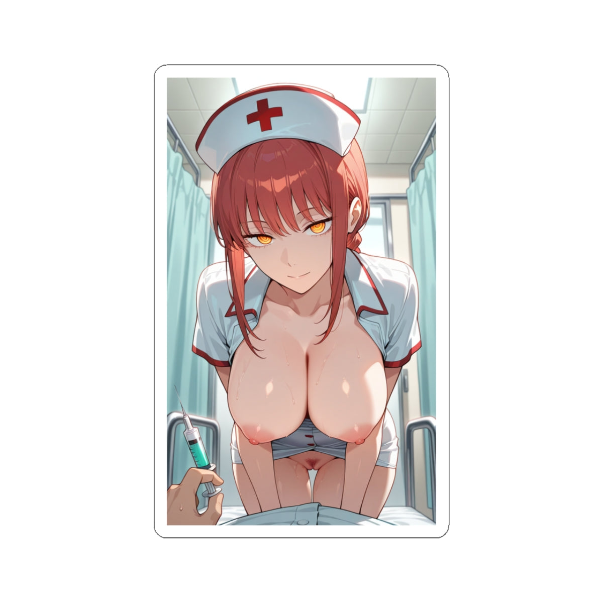 Demon Girl Sticker Sexy Big Tits Nude Girl Hentai Stickers