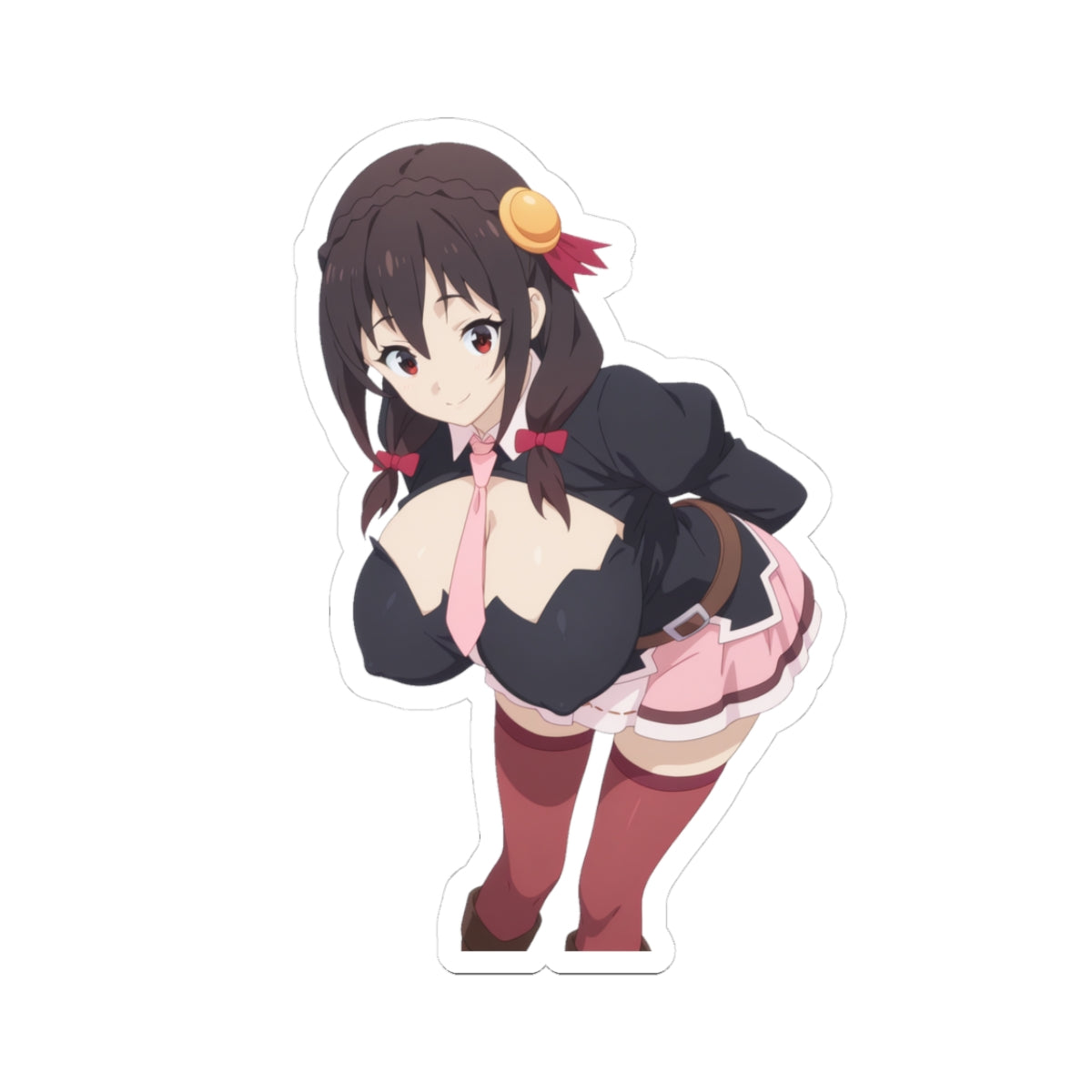 Anime Girls Sticker Pack – Cute Kawaii Waterproof Vinyl Decals for Laptop, Water Bottle, Car, Phone, Skateboard – Aesthetic Japanese Manga Stickers for Teens & Adults E1366