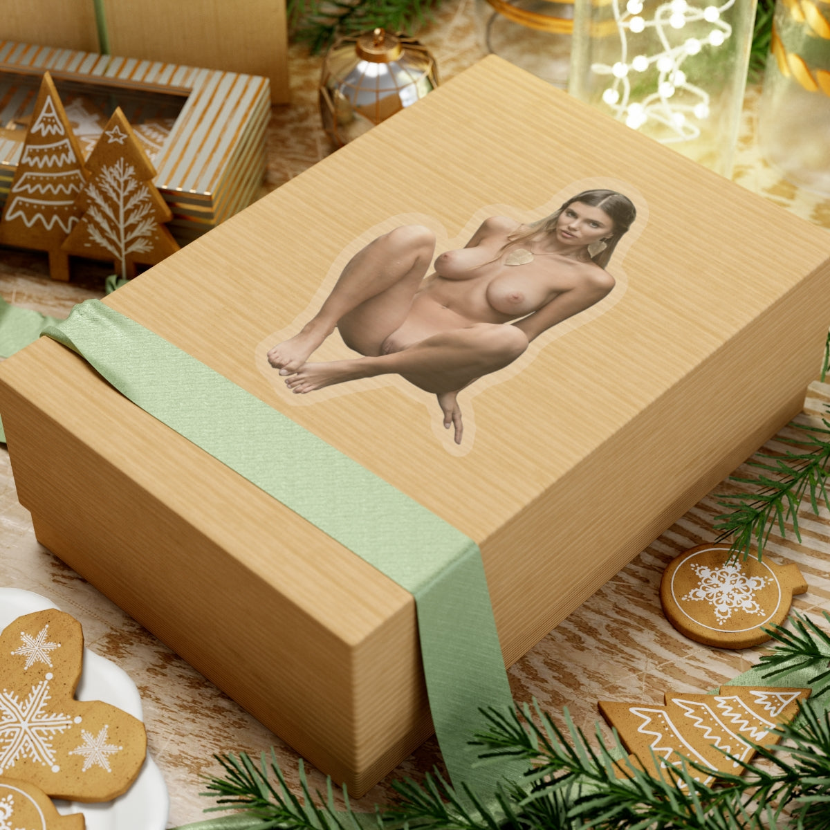 Naked Girl Sticker Hot Model Stickers for adult