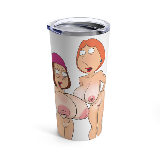 Popular Cartoon Characters Tumbler 20oz Adult Hentaii Tumblers Uncensored Coffee Tumblers Stainless Steel T5 White