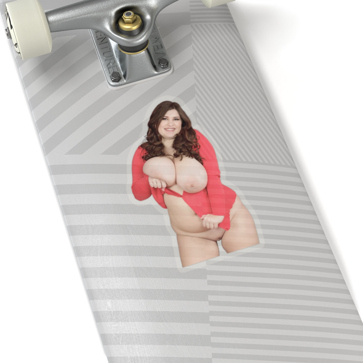 Thick Curvy Girl Big Boobs Women Sticker